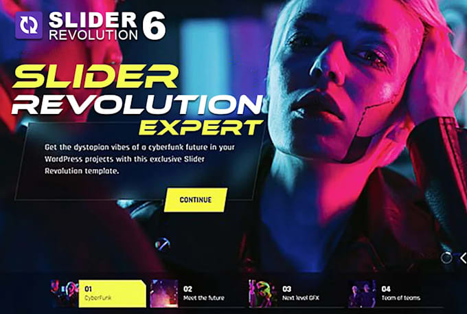 create or fix responsive wordpress slider revolution