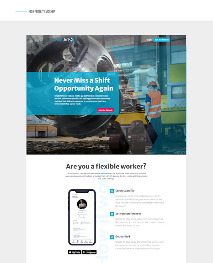 Do modern website ui ux design and mobile app ui ux design by Mark_toti ...