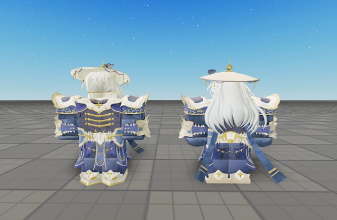 create custom 3d roblox armor and clothing
