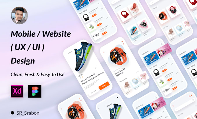do mobile app ui ux design, or website ux ui