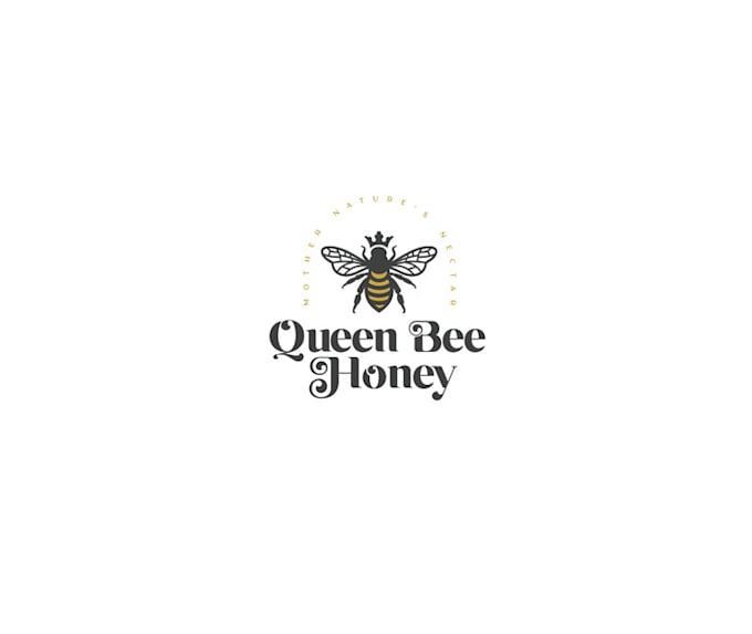 design original attractive bee honey logo