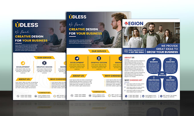do professional, corporate and marketing flyer design