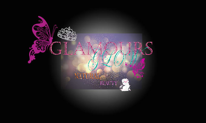 Design beautiful feminine glitter sparkle logo by Maaheen08 | Fiverr