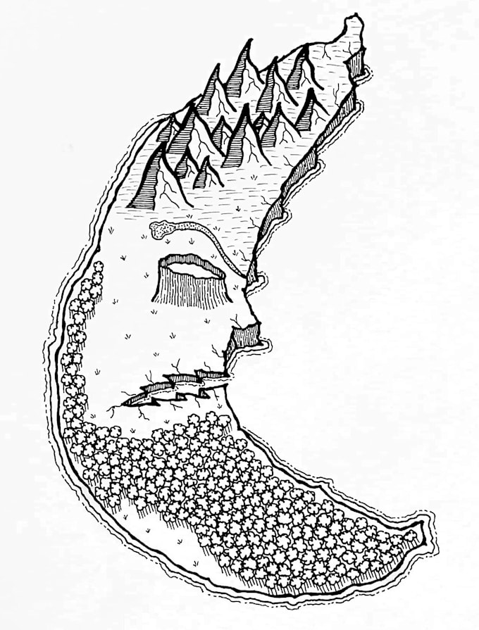 hand draw your fantasy map