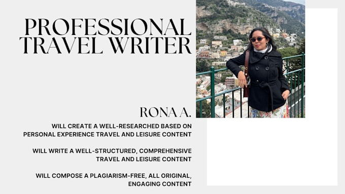 write travel and leisure content