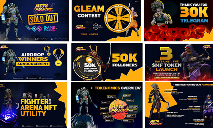 design creative social media, post, banner ads