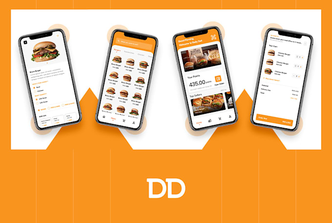 design modern UI UX mockups for your web and apps