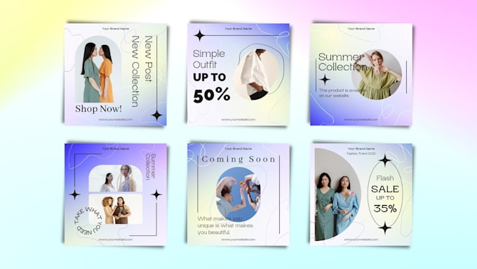Design you editable canva instagram post and story templates by ...