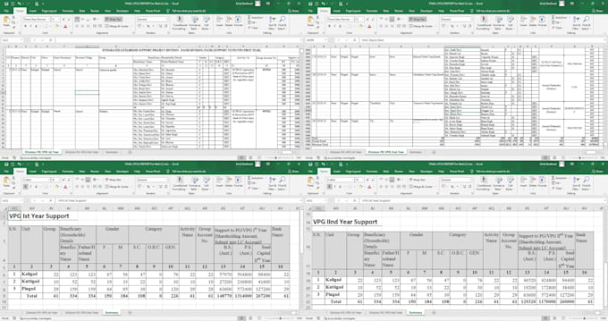 do data entry in excel or word data conversion