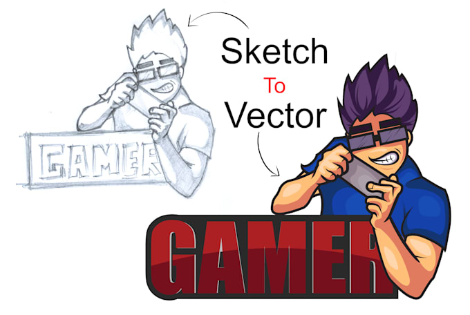 convert your sketch to vector