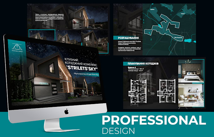 design creative, modern presentation