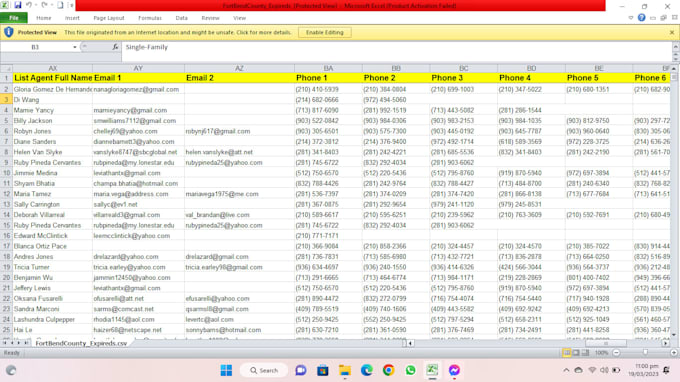 provide skip tracing for USA real estate business