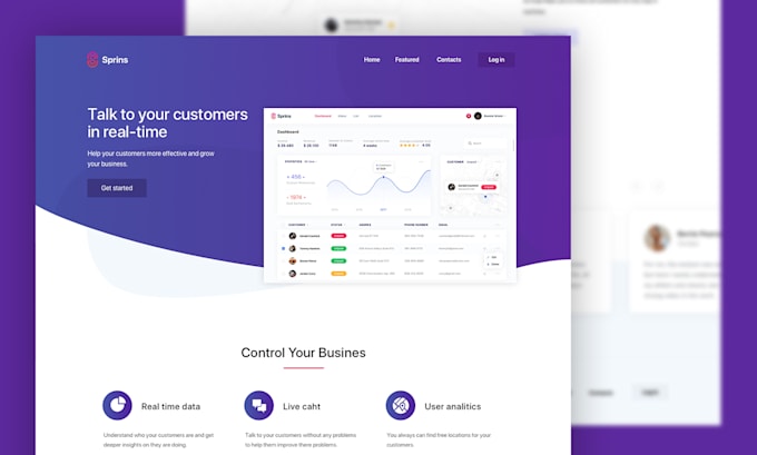 Design a clear responsive landing page in figma by Stahy24 | Fiverr