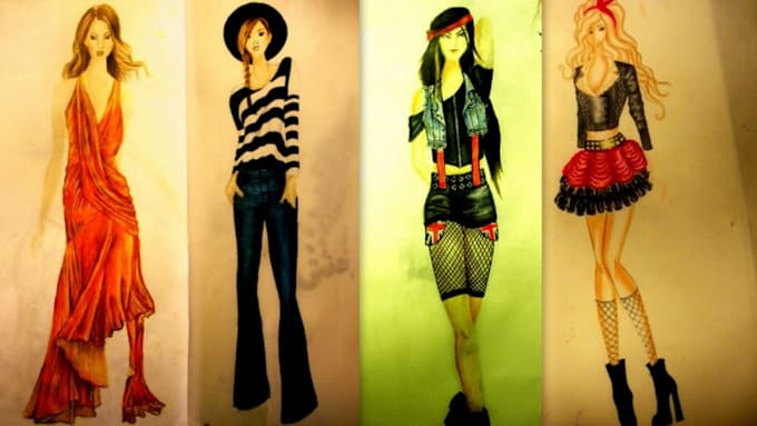 design and illustrate an outfit for you