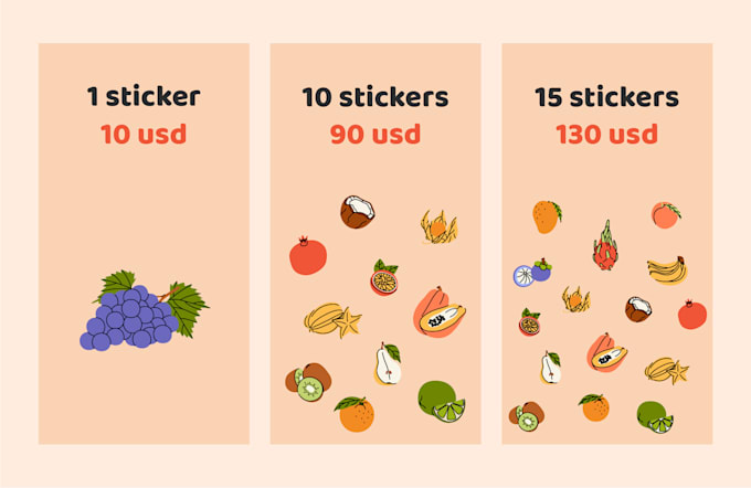 draw stickers vector art illustration collection