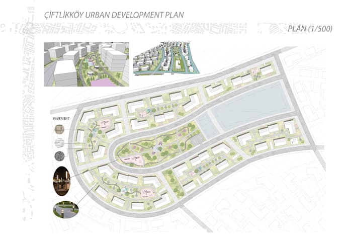 design your site plan or urban plan