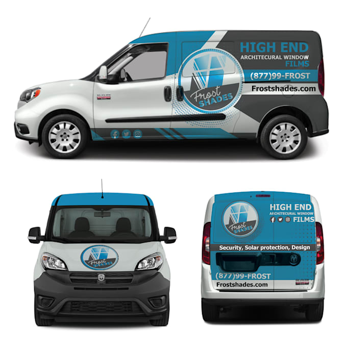 creative custom car wrap, van wrap, truck wrap, trailer wrap