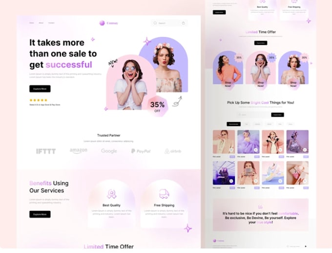 build ecommerce website using elementor and crocoblock