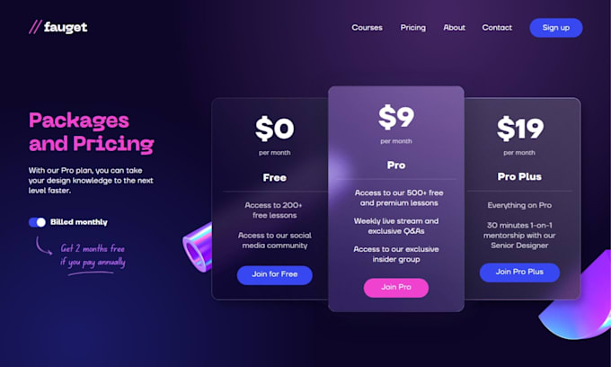 create responsive web landing page design, modern wordpress landing page