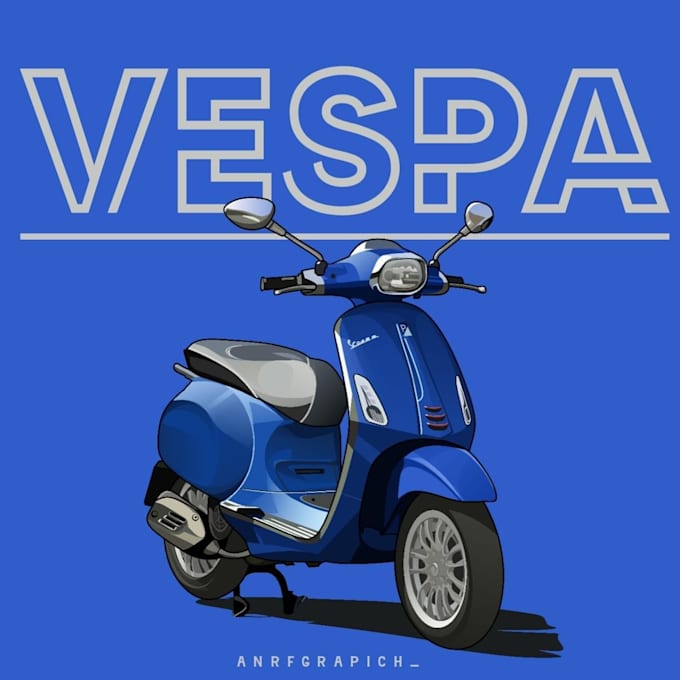 draw a motorcycle into a illustration cartoon in 24 hours