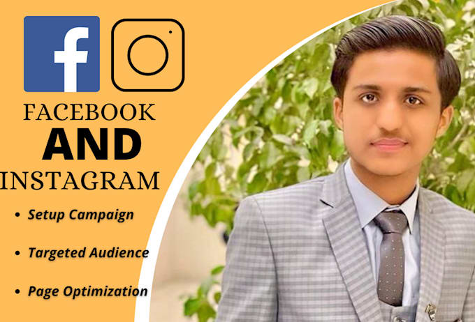 setup and manage your facebook and instagram and pinterest ads campaign