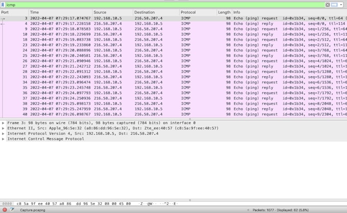 analyze wireshark networking on wired or wireless