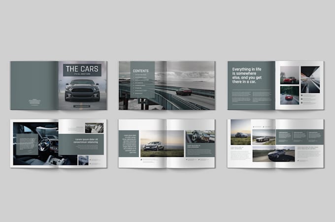 design recipe book, catalog with modern and fresh look