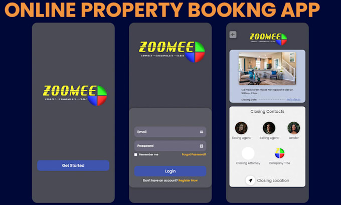 create online property booking, event and listings app