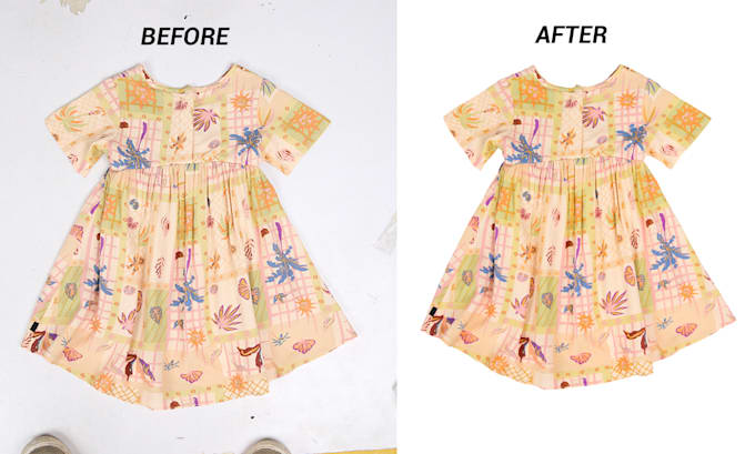 do flat lay image editing photo retouching for e commerce