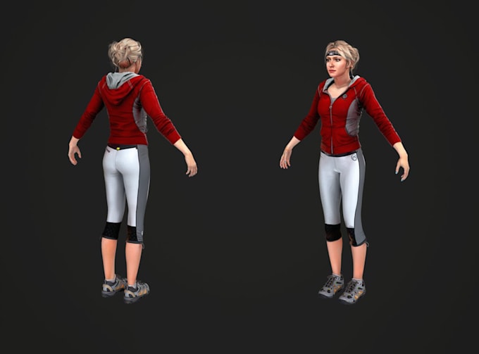 do 3d character modelling, 3d character design, character art