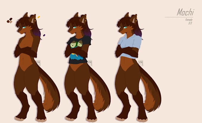 draw you a character reference sheet