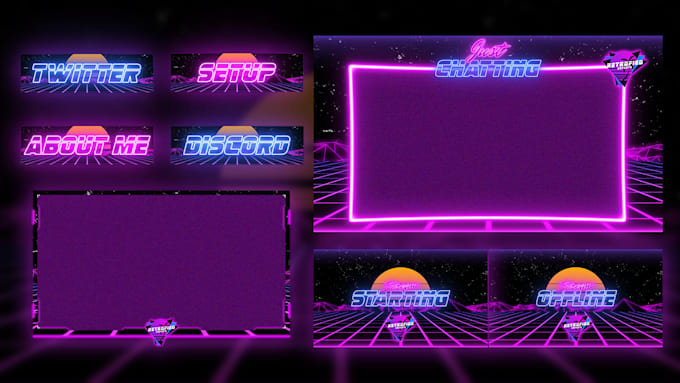 create custom animated twitch overlays, screens, and panels