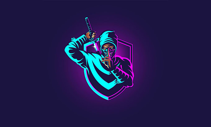 create unique emblems or mascot logo design for gaming