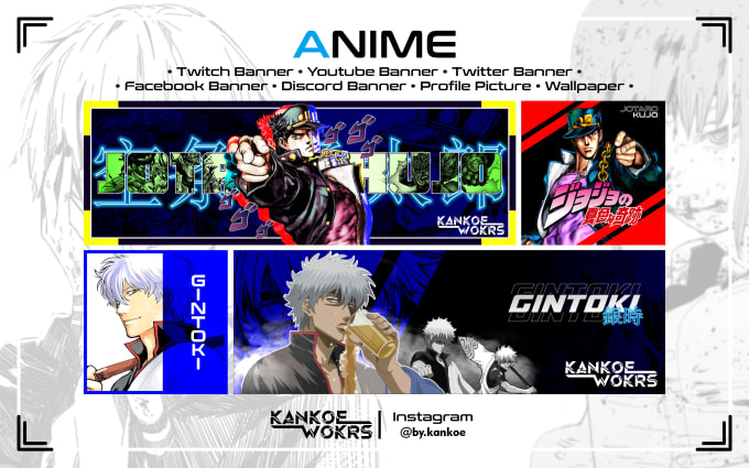 ANIME BANNER Projects | Photos, videos, logos, illustrations and branding  on Behance