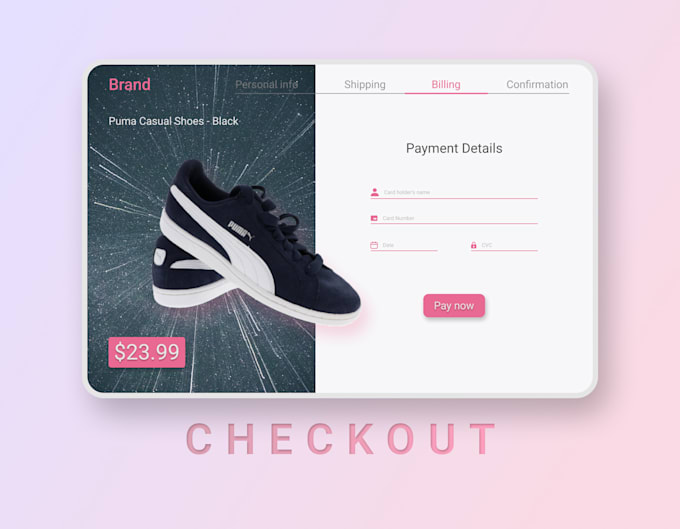 design clean and modern website UI and interactive prototype