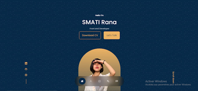 Design portfolio website with html css js by Johndoughdoug | Fiverr