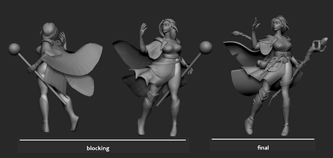 create 3d modeling character for any purpose