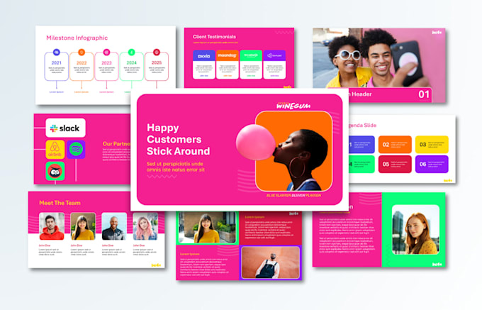 redesign your powerpoint presentation slides or template