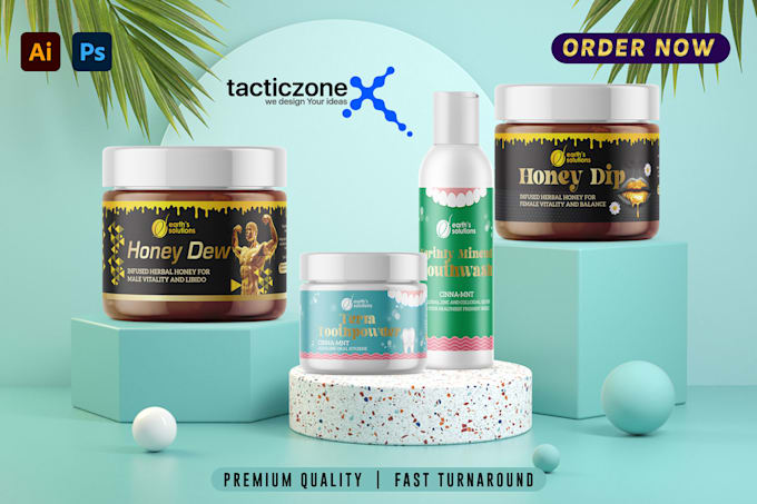 design cosmetic label, skincare labels, beauty product labels and jar labels