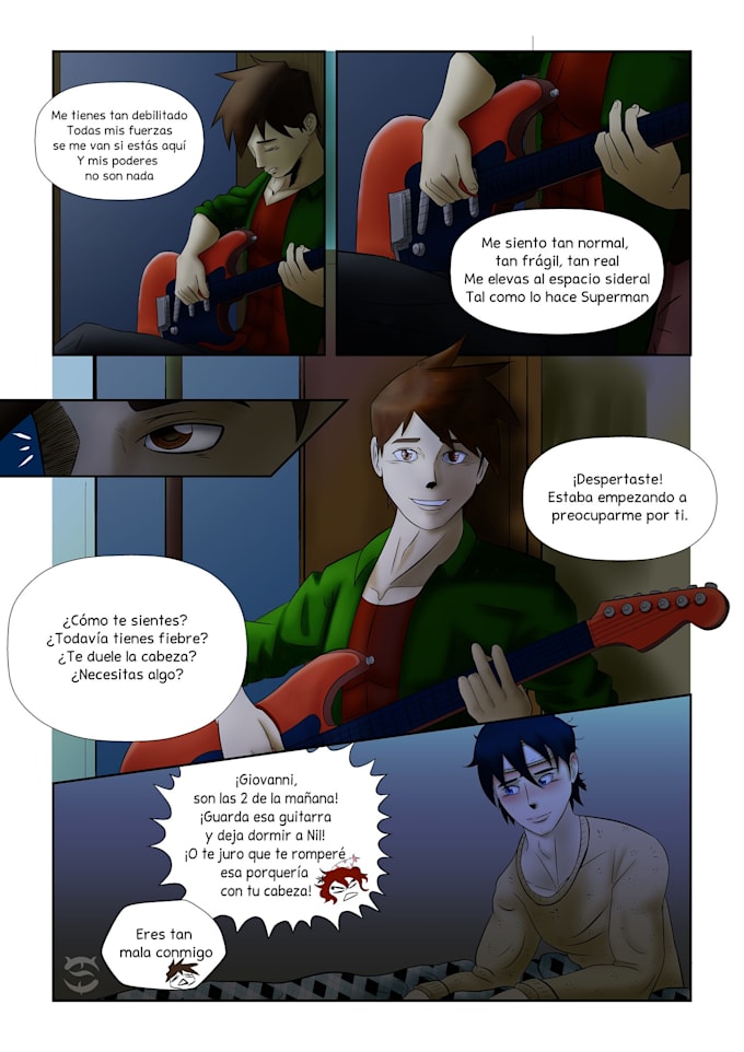 draw your comic pages in colour