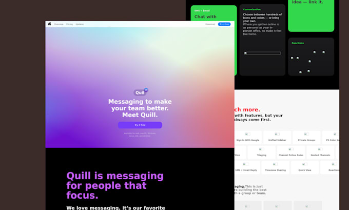 develop a fully responsive webflow landing page website