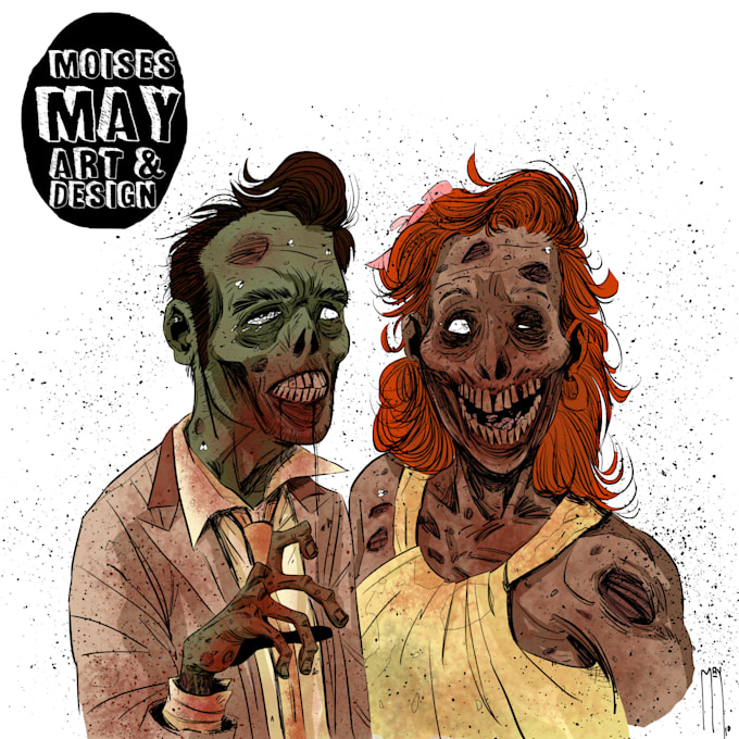 make a portrait become zombie
