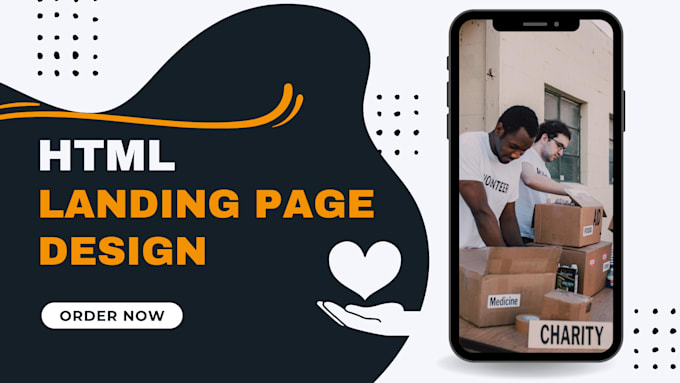 do PSD figma to HTML landing page design