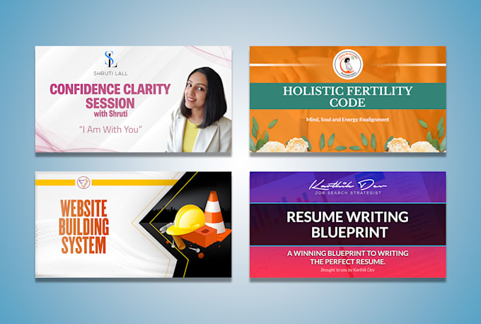 design a banner or thumbnail for your online course