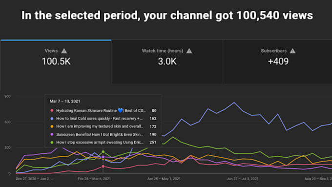 consult you about your youtube channel via video call