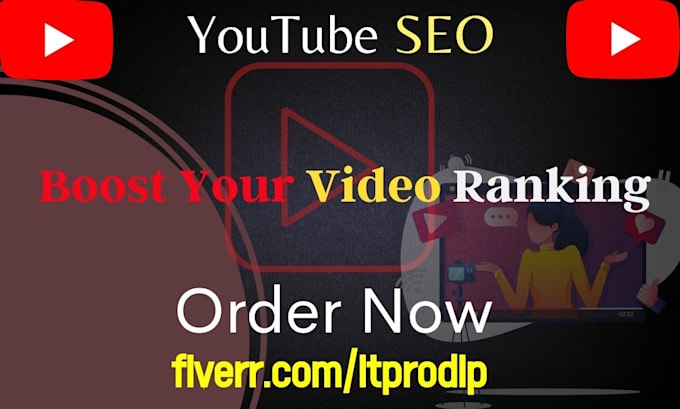 be your youtube SEO expert to improve your video rank