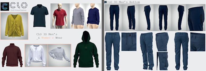 do 3d clothing simulation in clo 3d, vstitcher browzwear