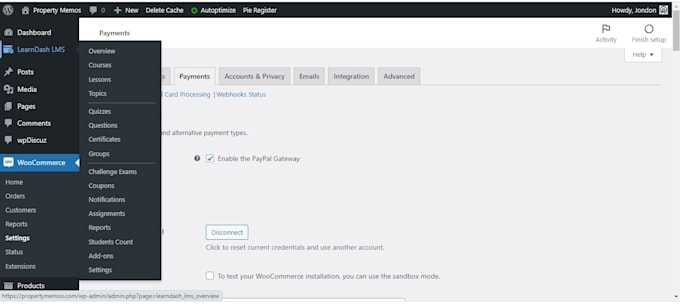 setup learndash lms plugin on wordpress