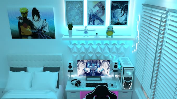 transform your space with stunning 3d gaming room design