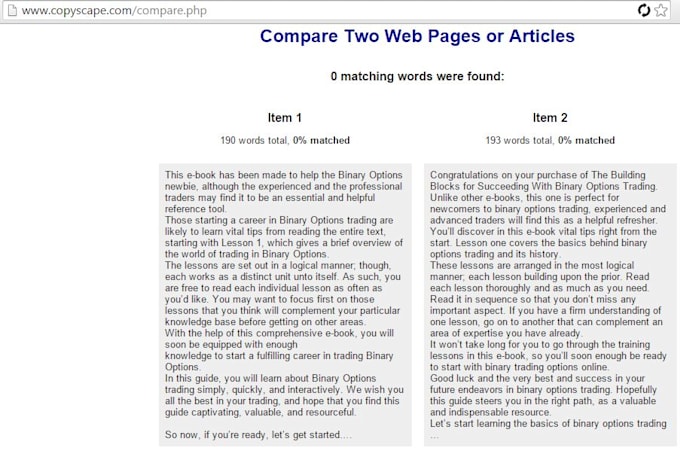 hand REWRITE blogs or articles to pass copyscape